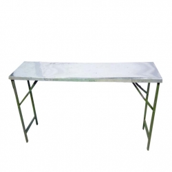 2 X 6 Table - 13.5 KG Iron Frame with Galvanized Sheet