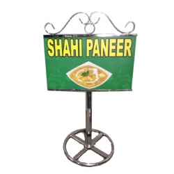 Menu Stand - 2 FT - Made Of Stainless Steel