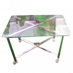 Fordable Tea Table Stand without glass top - Made Of Stainless Steel