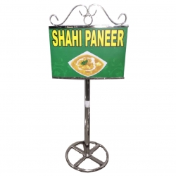 Menu Stand - 4.5 FT - Made Of Stainless Steel