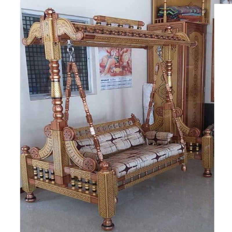 Buy Wooden Swing - Sankheda Jhula - Made Premium Qaulity Wood - Multi ...