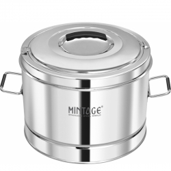 20 Ltr - Mintage Hot Pot with Side Handle - Made of Stainless Steel