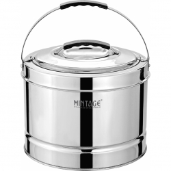 5 ltr - Hot Pot with Upper Handle - Made of Stainless Steel