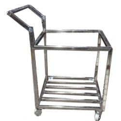 Trolley - 36 Inch - Made Of Stainless Steel