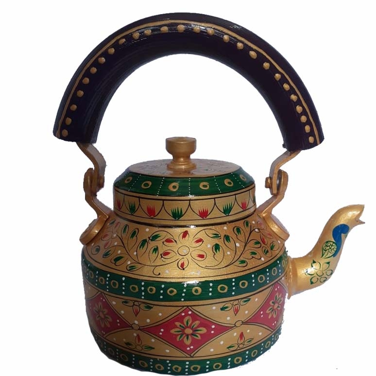 Buy Tea Kettle - 15 CM x 20 CM x 15 CM - Made of Metal - Decornt.com