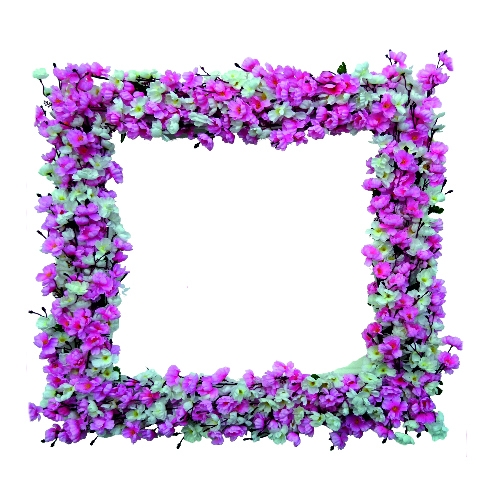 Buy Artificial Flower Frame - 2 FT X 2 FT - Made of Plastic - Decornt.com