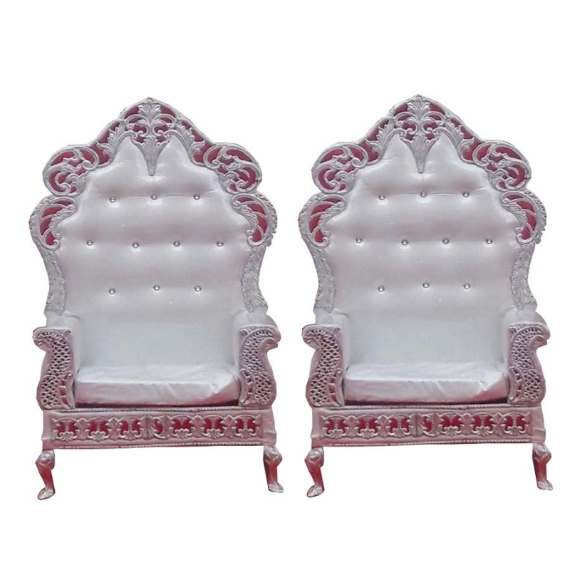 Buy White Color Wedding Chair Varmala Chari Set Marriage Chair