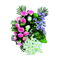 Artificial Flower Bouquet -1.5 FT X 2 FT - Made of Plastic