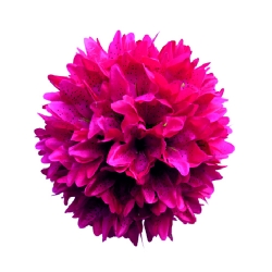 Artificial Hanging Flower Ball - 12 Inch - Made of Plastic