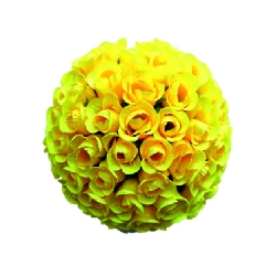 Artificial Hanging Flower Ball - 12 Inch - Made of Plastic