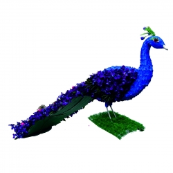 Decorative Artificial Peacock - 3 FT - Made of Plastic