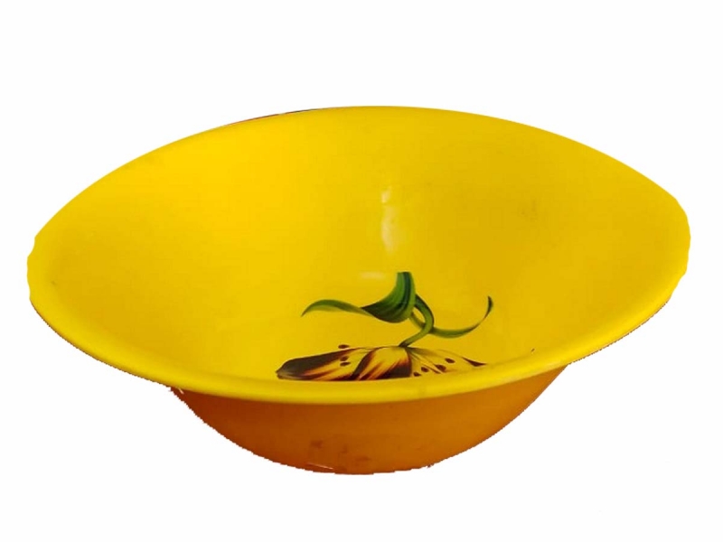 Printed Donga Bowls - 10 Inch - Made Of  Regular Plastic