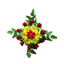 Artificial Flower Bouquet - 1.5 FT - Made of Plastic