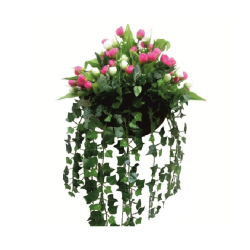 Artificial Flower Hanging Basket - 2 FT - Made of Plastic