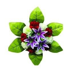 Artificial Flower Bouquet -  Made of Plastic (20 pieces)