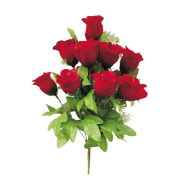 Artificial Flower Bunches - 10 Inch - Made of Plastic