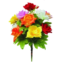 Artificial Flower Bunches - 10 Inch - Made of Plastic