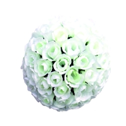 Artificial Hanging Flower Ball - 12 Inch - Made of Plastic