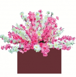 Artificial Flower Bouquet - 1.5 FT X 1.5 FT - Made of Plastic