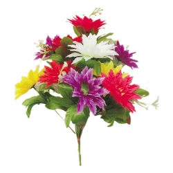 Artificial Flower Bunches - 10 Inch - Made of Plastic