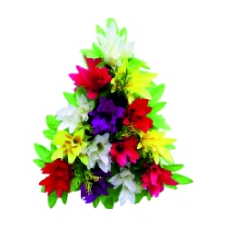 Artificial Flower Bouquet - 10 Inch - Made of Plastic