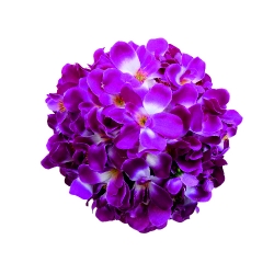 Artificial Hanging Flower Ball - 12 Inch - Made of Plastic