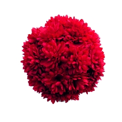 Artificial Hanging Flower Ball - 12 Inch - Made of Plastic