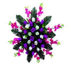 Artificial Flower Bouquet -1.5 FT X 2 FT - Made of Plastic