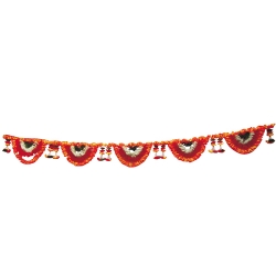 Artificial Flower Toran - 10 FT - Made of Plastic