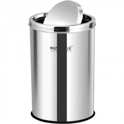 Swing Bin Dustbin - 95 LTR - Made of Stainless Steel