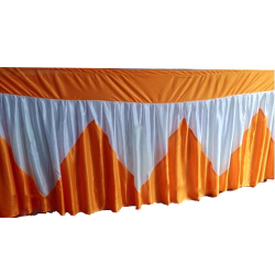 Table Cover Frill - 30 FT - Made Of Bright Lycra Cloth