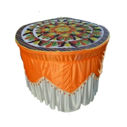 3D Round Table Cover - 4 FT X 4 FT Taiwan &  Brite Lycra