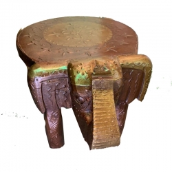 Elephant Stool - 7 Inch - Made of Wood