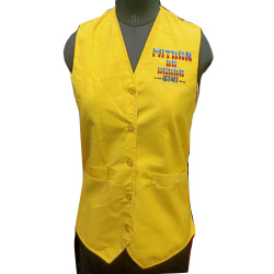 Waiter / Bartender Vest - Made of Premium Quality Polyester & Cotton