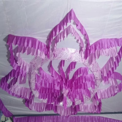 Designer Mandap Ceiling - 20 FT X 20 FT - Taiwan & 26 Gauge Bright Lycra Cloth