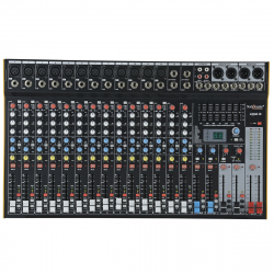 Studiomaster - Aqua 14 Mixer - 12 Mic/Line + 2 Stereo