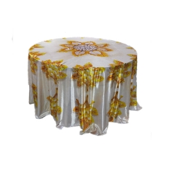 3D Round Table Cover - 4 FT X 4 FT Taiwan &  Brite Lycra