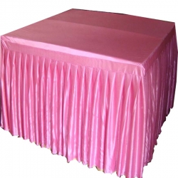 Square Table Cover - 4 FT X 4 FT - Made of Premium Quality Brite Lycra