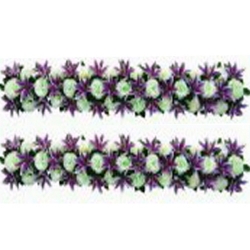 Artificial Flower Pannel - 5 FT - Made of Plastic