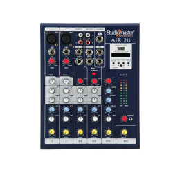 Studiomaster - AiR 2U Mixer - 2 Mic / Line + 2 Stereo Inputs