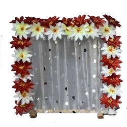 Artificial Flower Frame - 2 FT X 2 FT - Made of Plastic