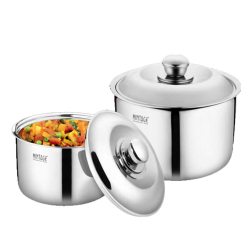 Mintage Fiesta Puff Insulated Hot Case - Set of 3 - Made of Stainless Steel