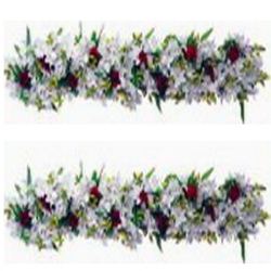 Artificial Flower Pannel - 3 FT - Made of Plastic