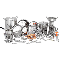 Mintage Kitchen Set - Set of 101 Pieces - Made of Stainless Steel