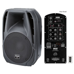 Ahuja ABA-4000 Abs Molded Cabinet Black - PA active speaker