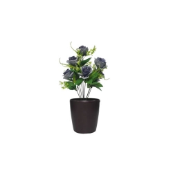 Artificial Flower Plant without Pot - 1.2 FT - Made of Plastic