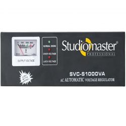 Studiomaster - SVC-1000 Stabilizer  - 1000 Watt - Servo Stabilizer - Power Supply Products.