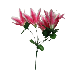 Artificial Flower Bunch - 13 Inch - Made of Plastic