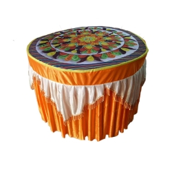 3D Round Table Cover - 4 FT X 4 FT Taiwan &  Brite Lycra