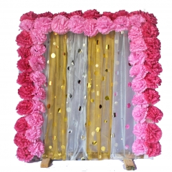 Artificial Flower Frame - 2 FT X 2 FT - Made of Plastic